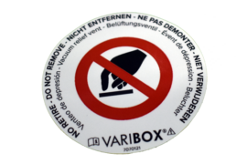 labelvac VARIBOX SC sticker cap vacuum vent