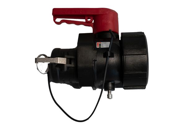 DN-50-valve-Camlock-Red-2 VARIBOX SC PP DN50 Ball valve Camlock 2’’ EPDM