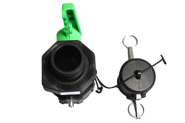 DN50-Ball-Valve-Camlock-Green-3 VARIBOX SC PP DN50 Ball valve Camlock 1.5’’ Viton