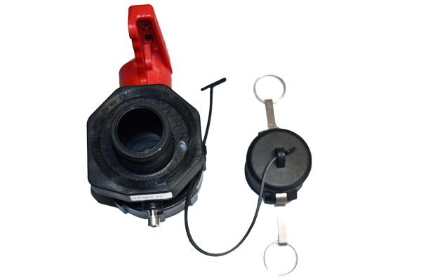 DN50-Valve-Camlock-Red-3 VARIBOX SC PP DN50 Ball valve Camlock 2’’ EPDM