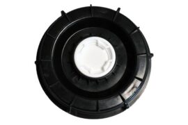Tapa roscada VARIBOX SC D160 Viton negra con venteo de sobrepresión