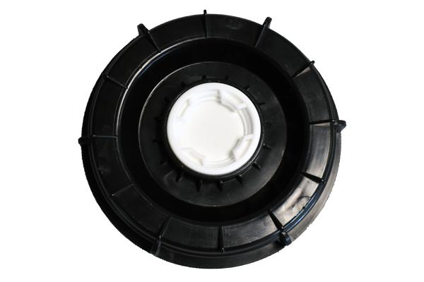 VARIBOX-SC-screwcap-Viton-black-with-overpressure-vent-1 Tapa roscada VARIBOX SC D160 Viton negra con venteo de sobrepresión