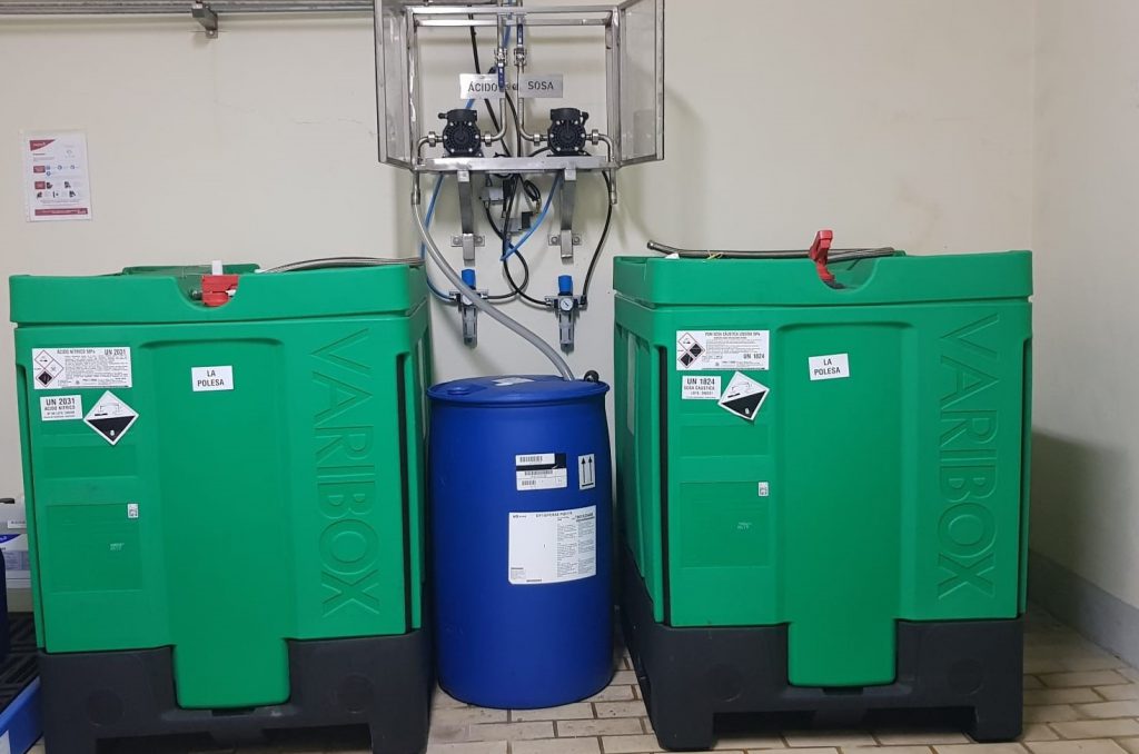800L IBC Sodium Hydroxide Kontener IBC na wodorotlenek sodu