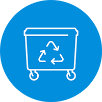 Leicht trennbare Teile - vereinfacht das Recycling von Materialien